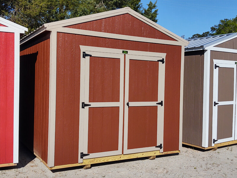 utility storage shed, side utility shed